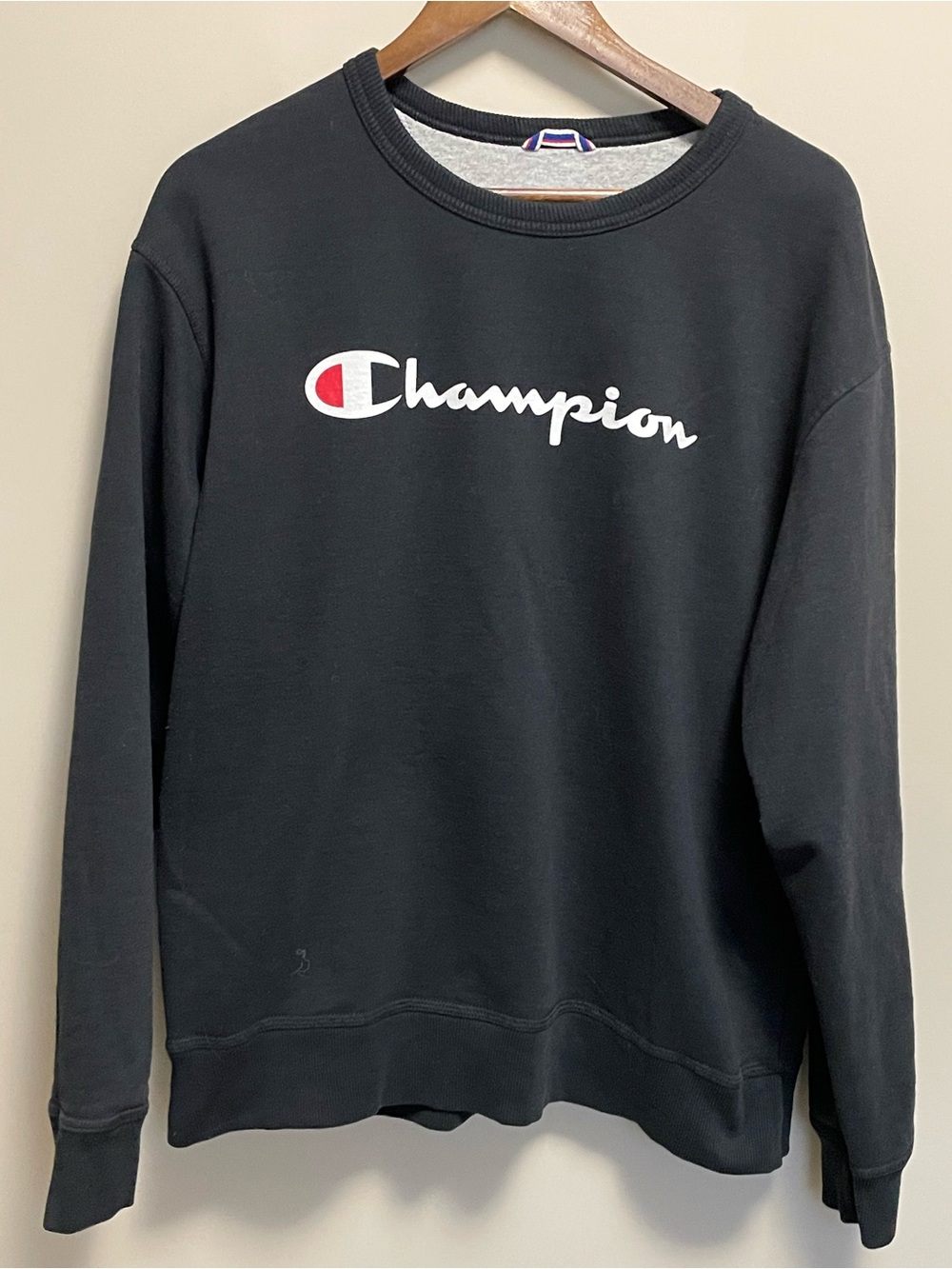 Champion Black Crewneck Sweatshirt Men’s Large